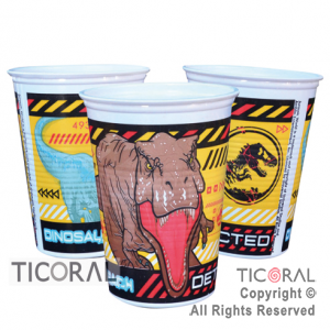 JURASSIC WORLD VASO x 8